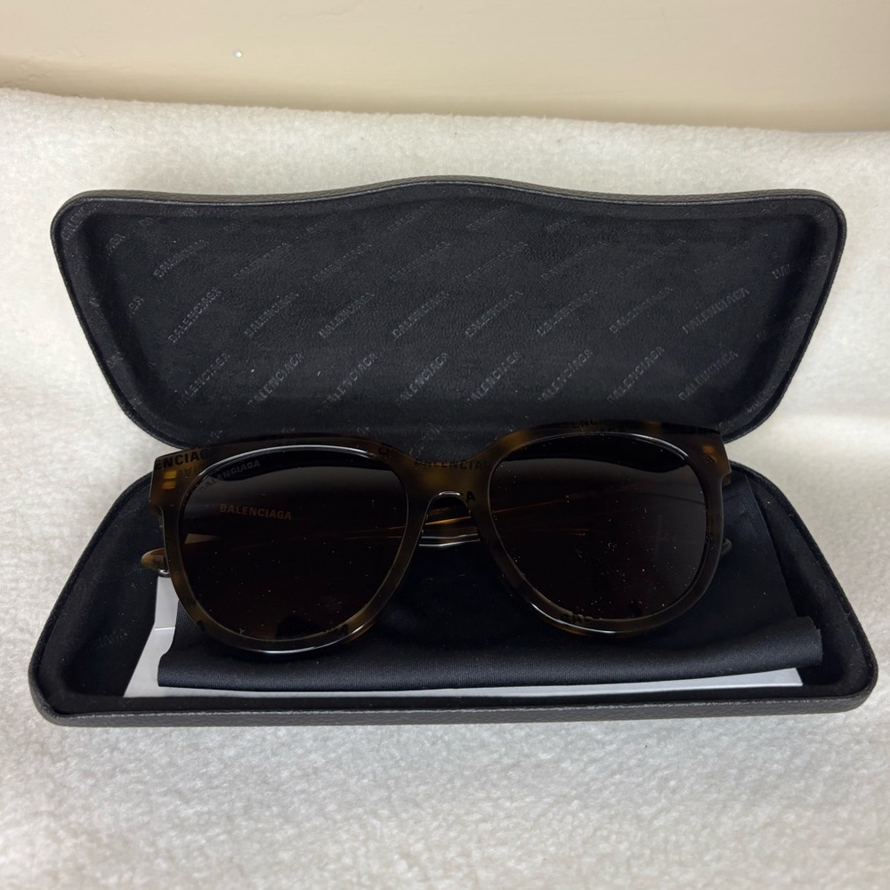 Balenciaga Tortoise Sunglasses